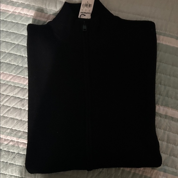 Express Black Ribbed Sweater - Picture 4 of 4